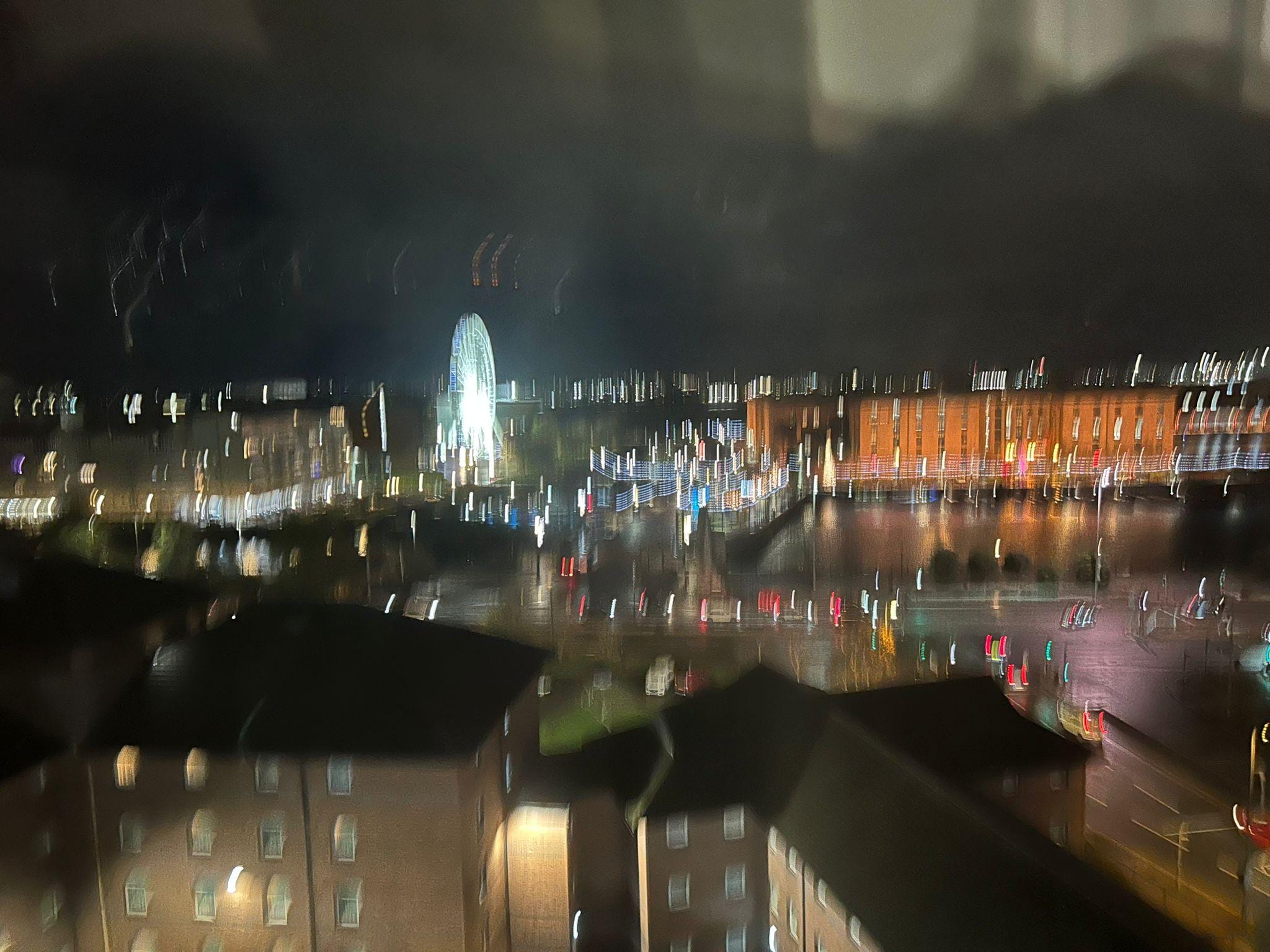 View from room night