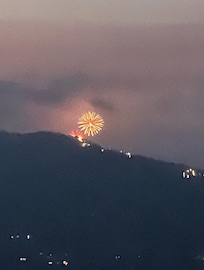 Fire work from Beech Mountain