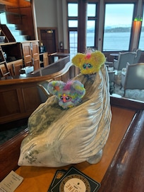 My daughter’s Ferbies were enjoying the view!