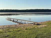 View of the dock from the deck.