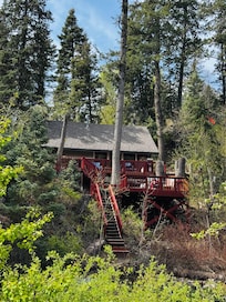 View of the Cain from the stream.