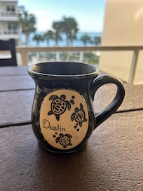 I enjoyed my morning coffee with a spectacular view every morning.