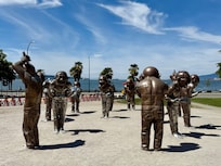 Great sculpture right nearby