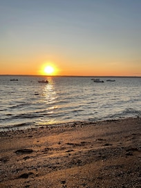 Sunrise five minutes from the house!