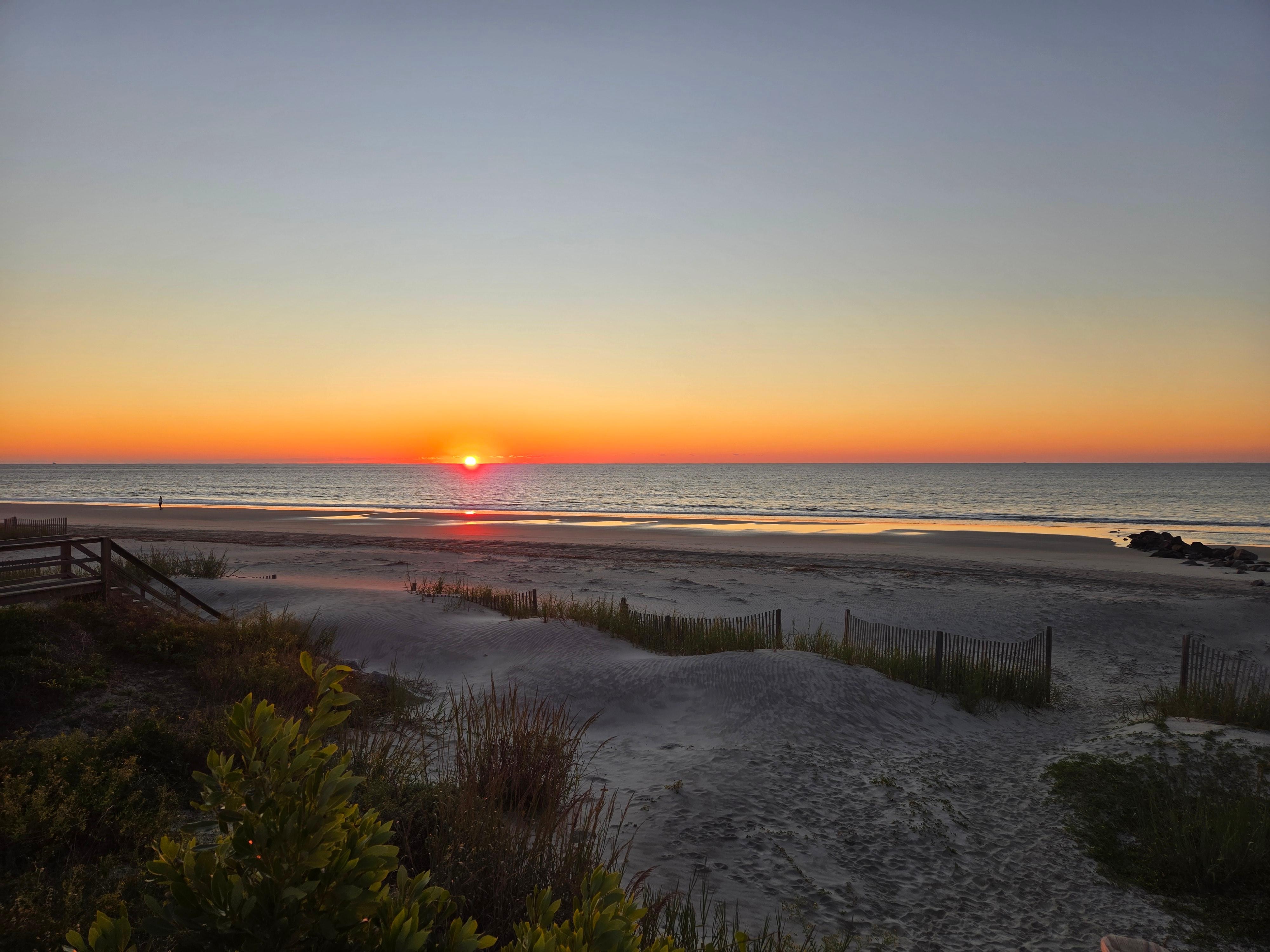 Sunrise from the back porch