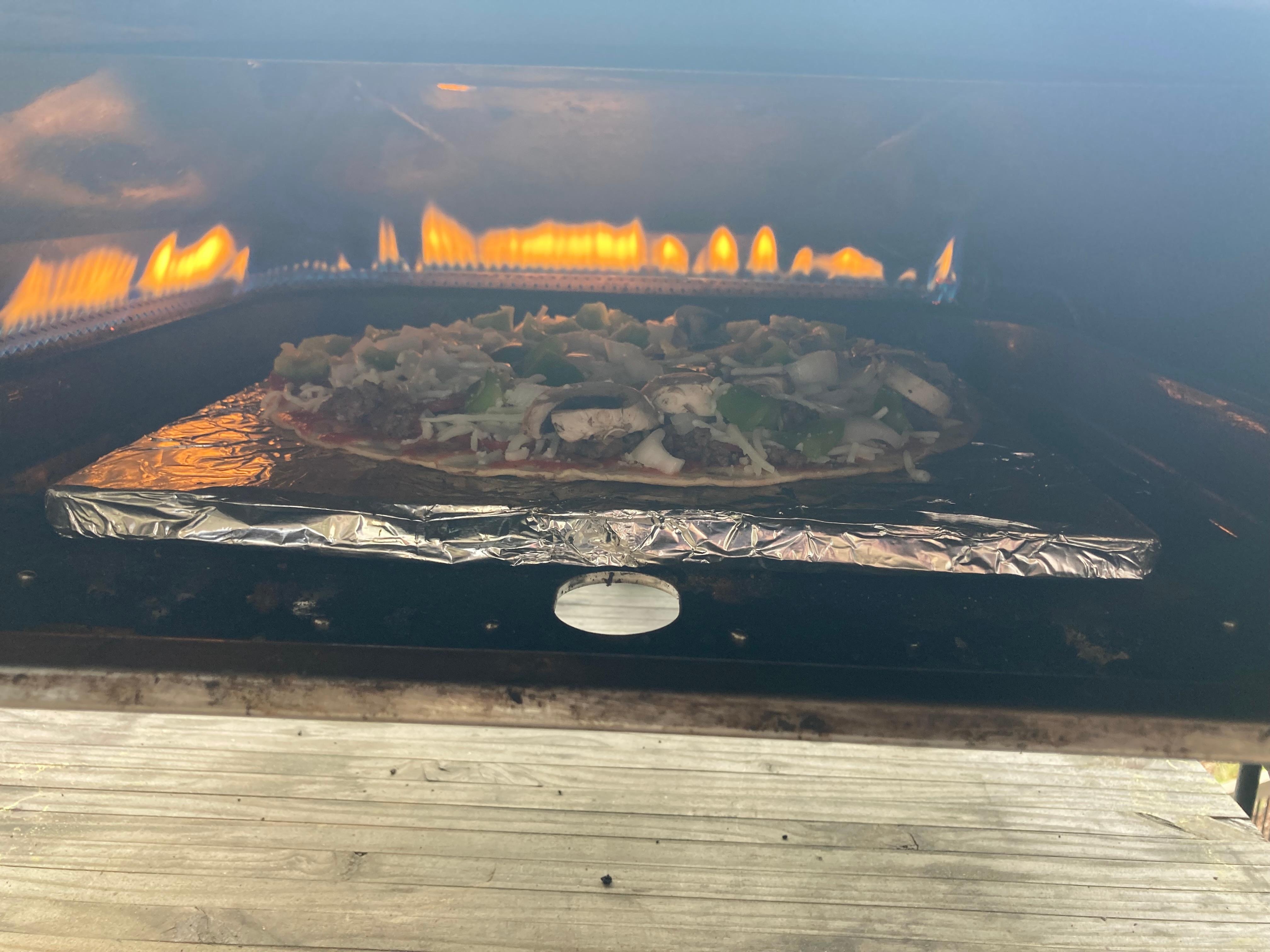 Pizza oven was awesome. 