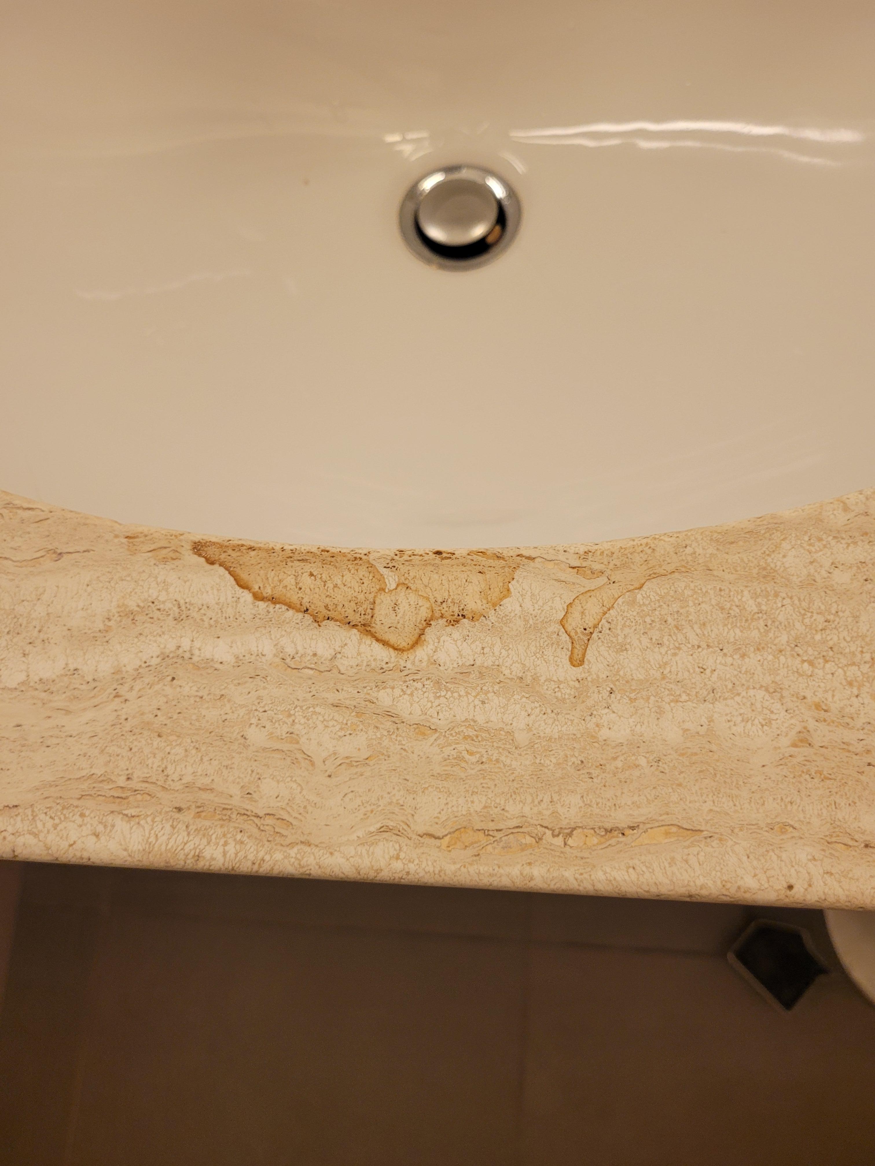 Propreté  du lavabo 