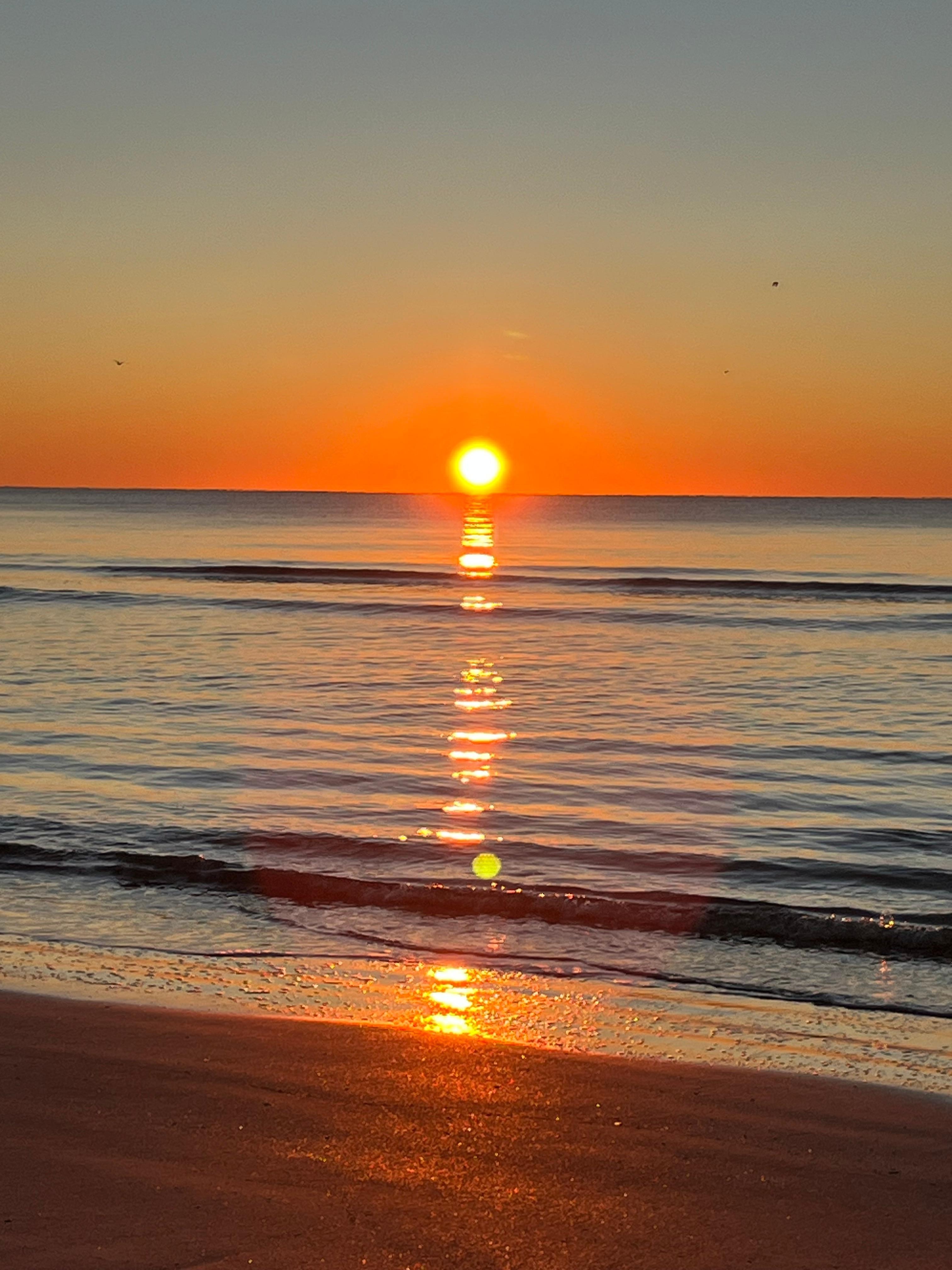 Sunrise on the beach