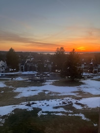 Sunset from the condo.