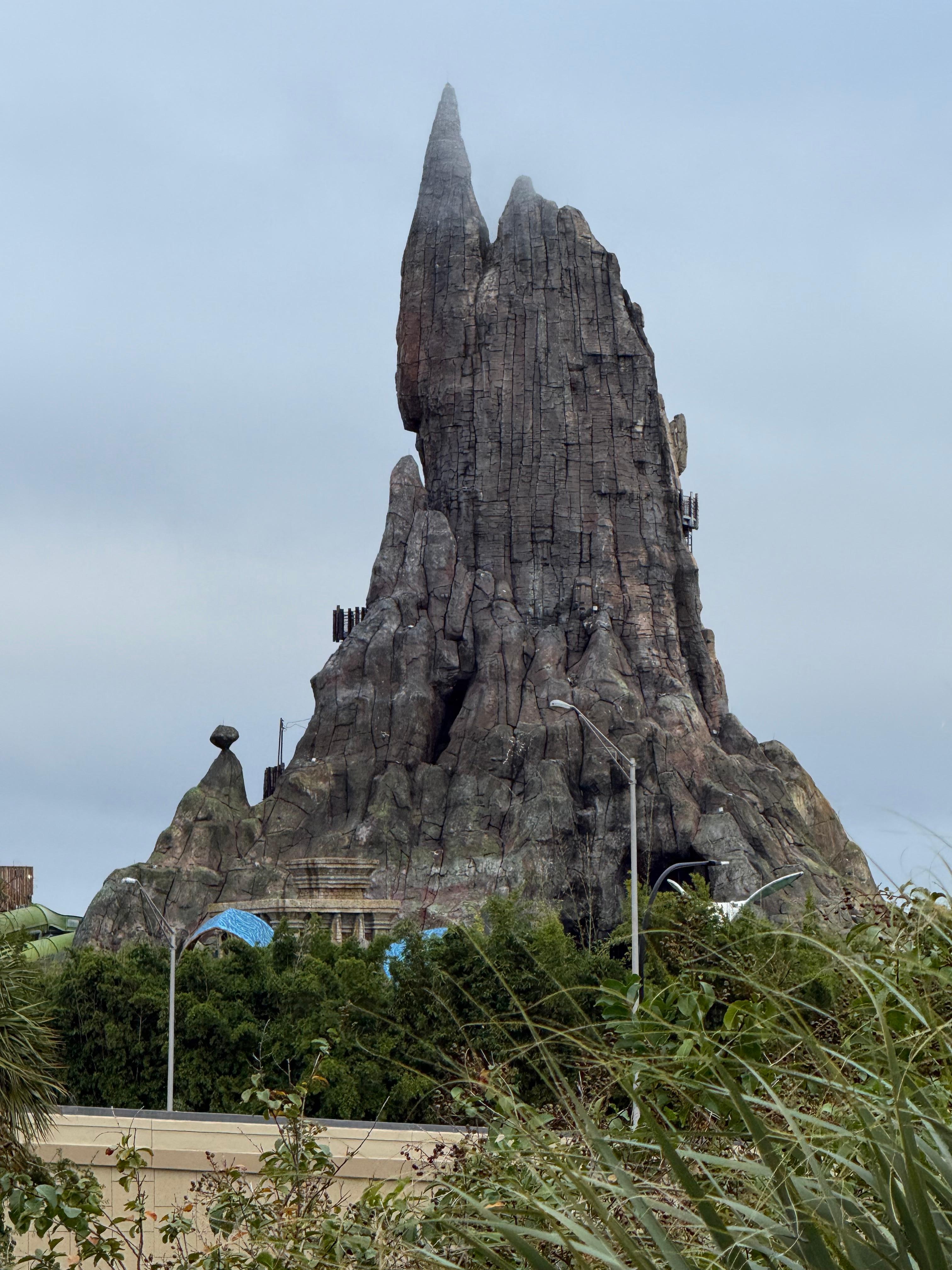Volcano Bay, picture taken from my room. 