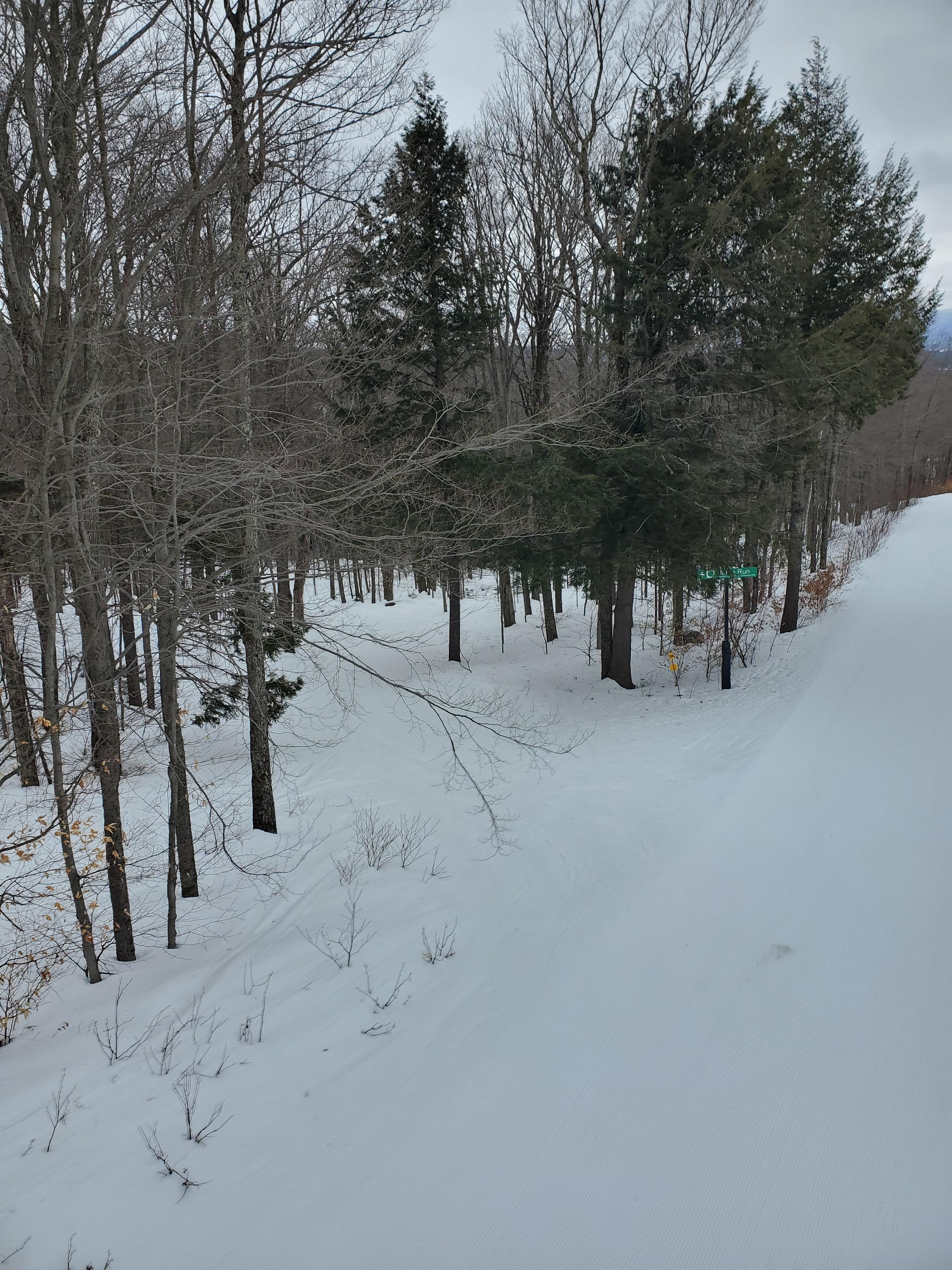 Home Road trail to ski back from Easy Mile