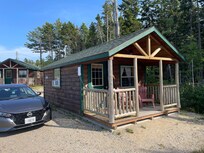Front of the cabin. Note the size of the car in comparison.
