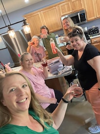 We got ready for a wedding on Friday.