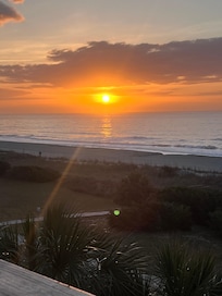 Sunrise from the balcony