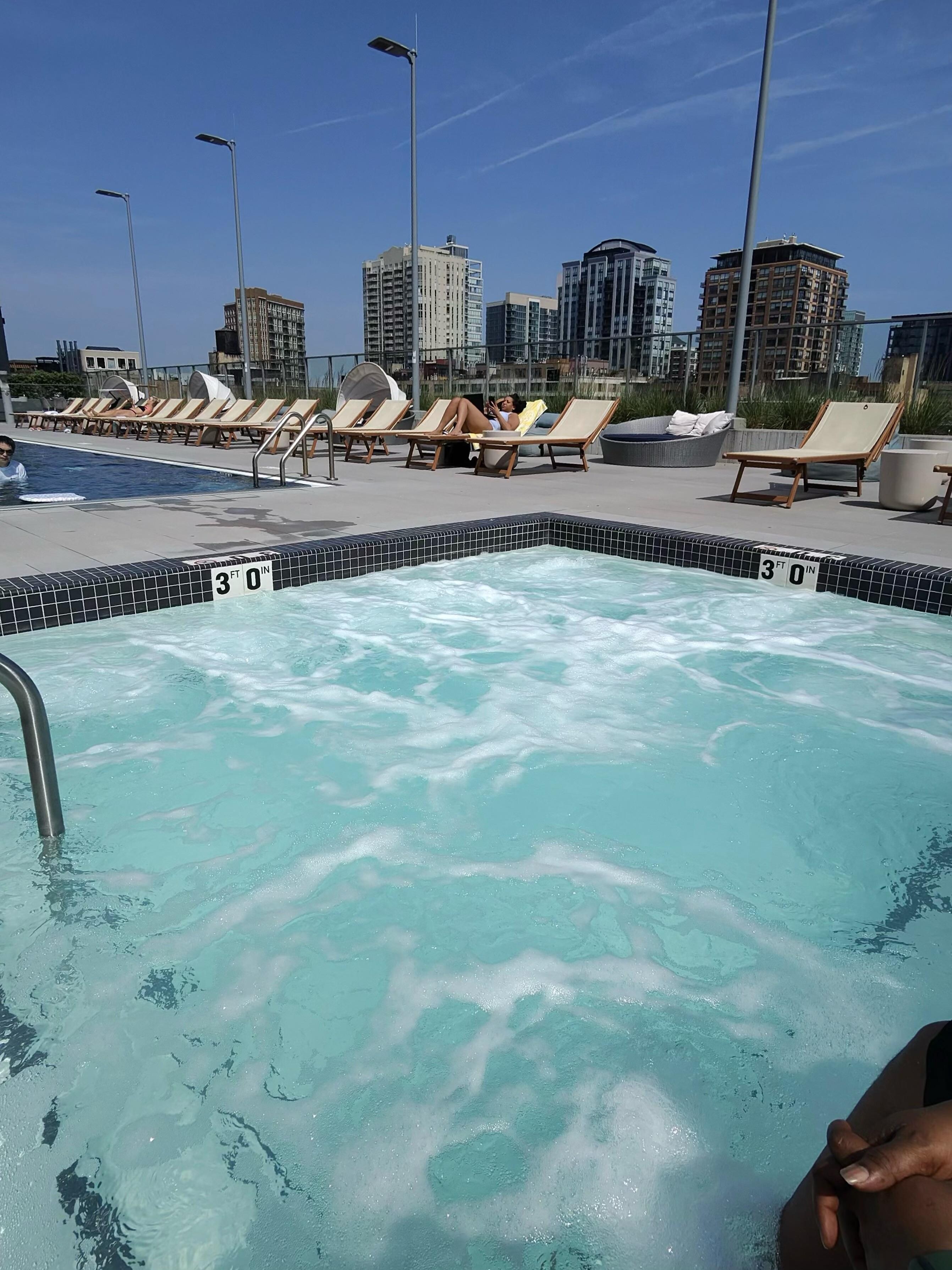Outside Jacuzzi