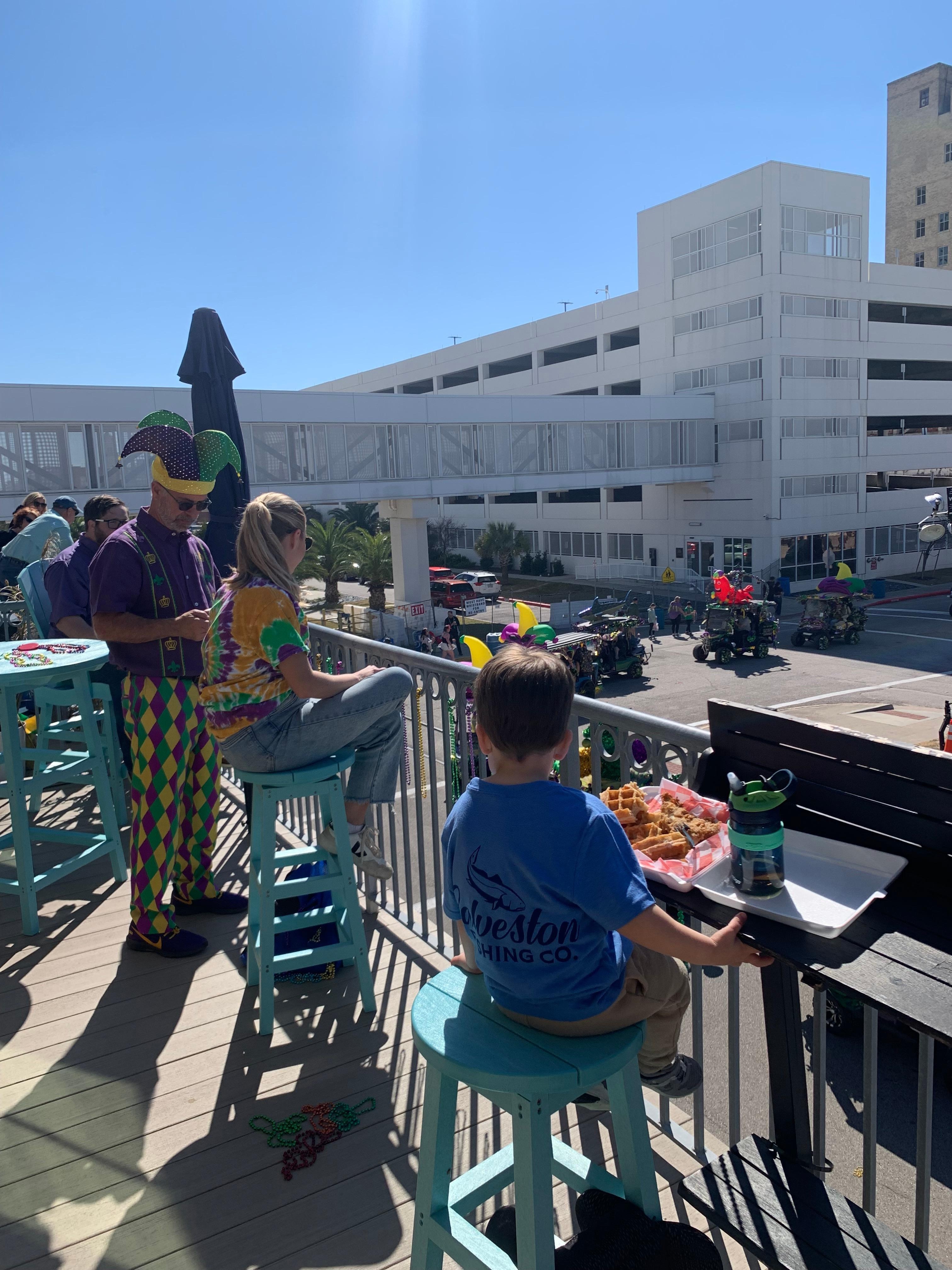 Mardi Gras on the Balcony 