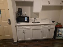 Kitchen counter and sink
