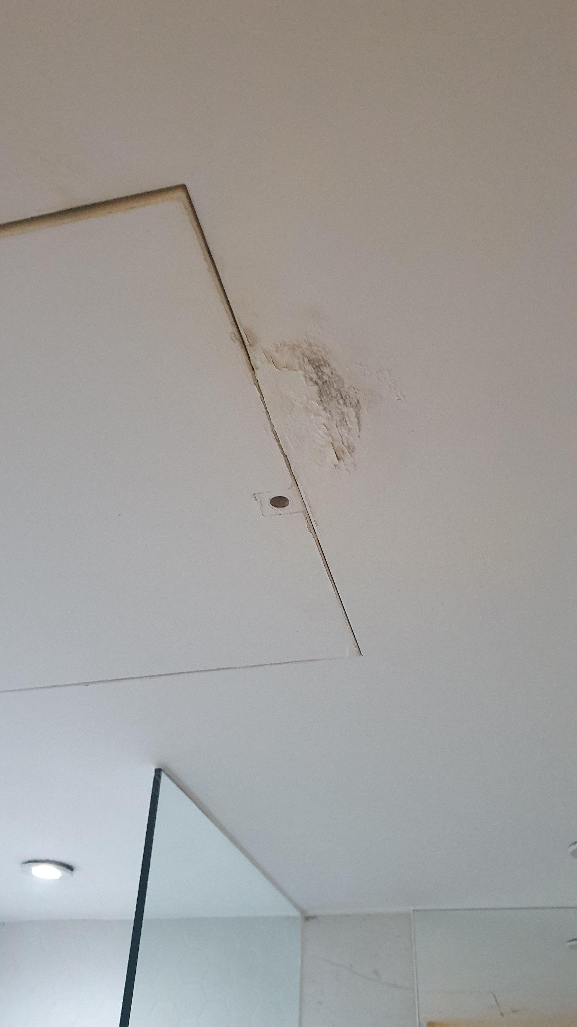 Stain on ceiling