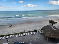 Beachfront view from balcony