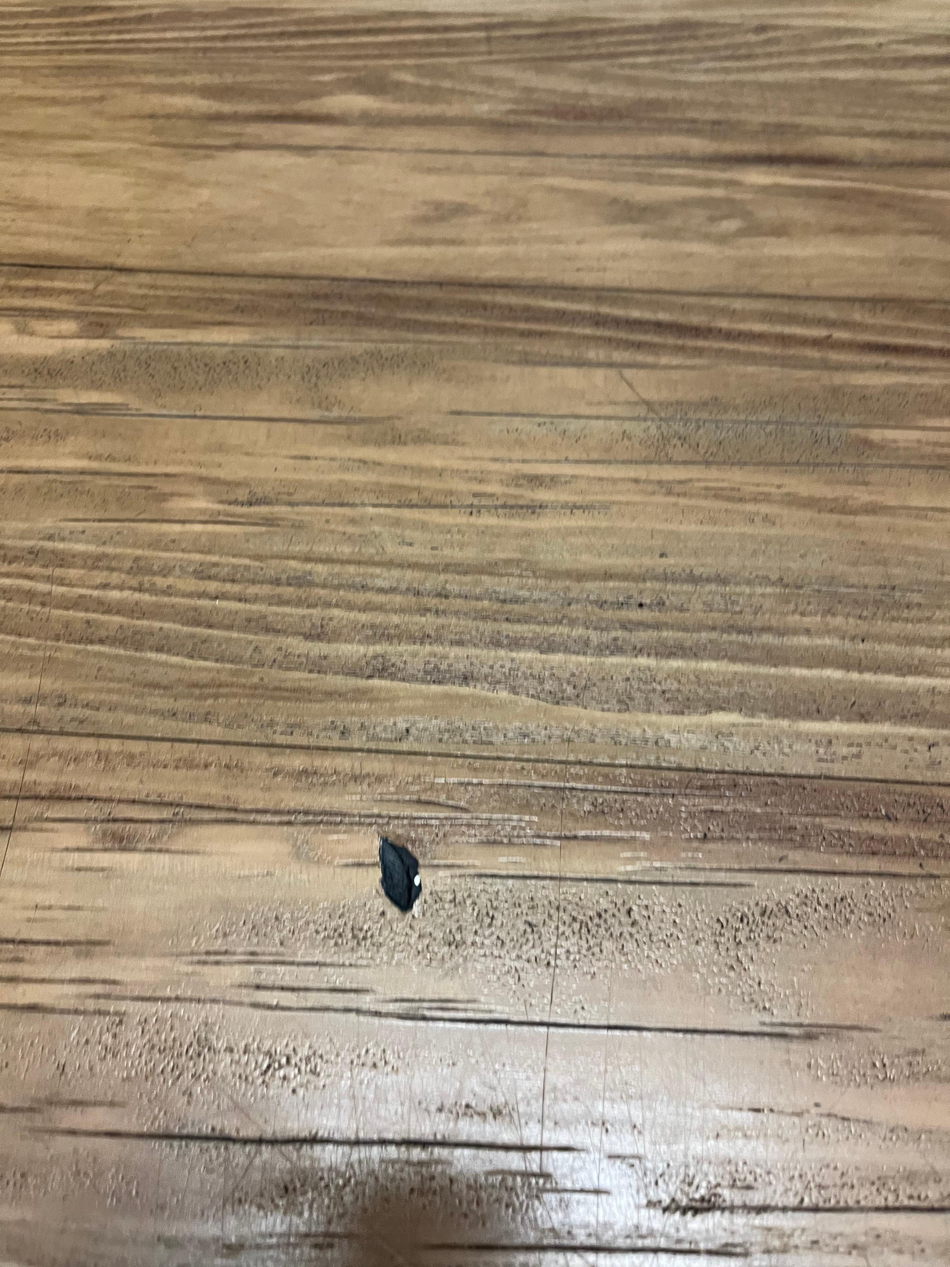 Damage to kitchen floor