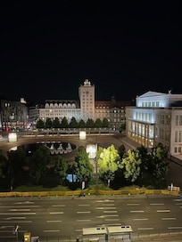 Blick von der Bar auf der Terrasse