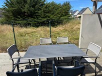 The reality is that the fence is close to the terrace.