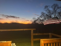 Sunset on Thanksgiving day.