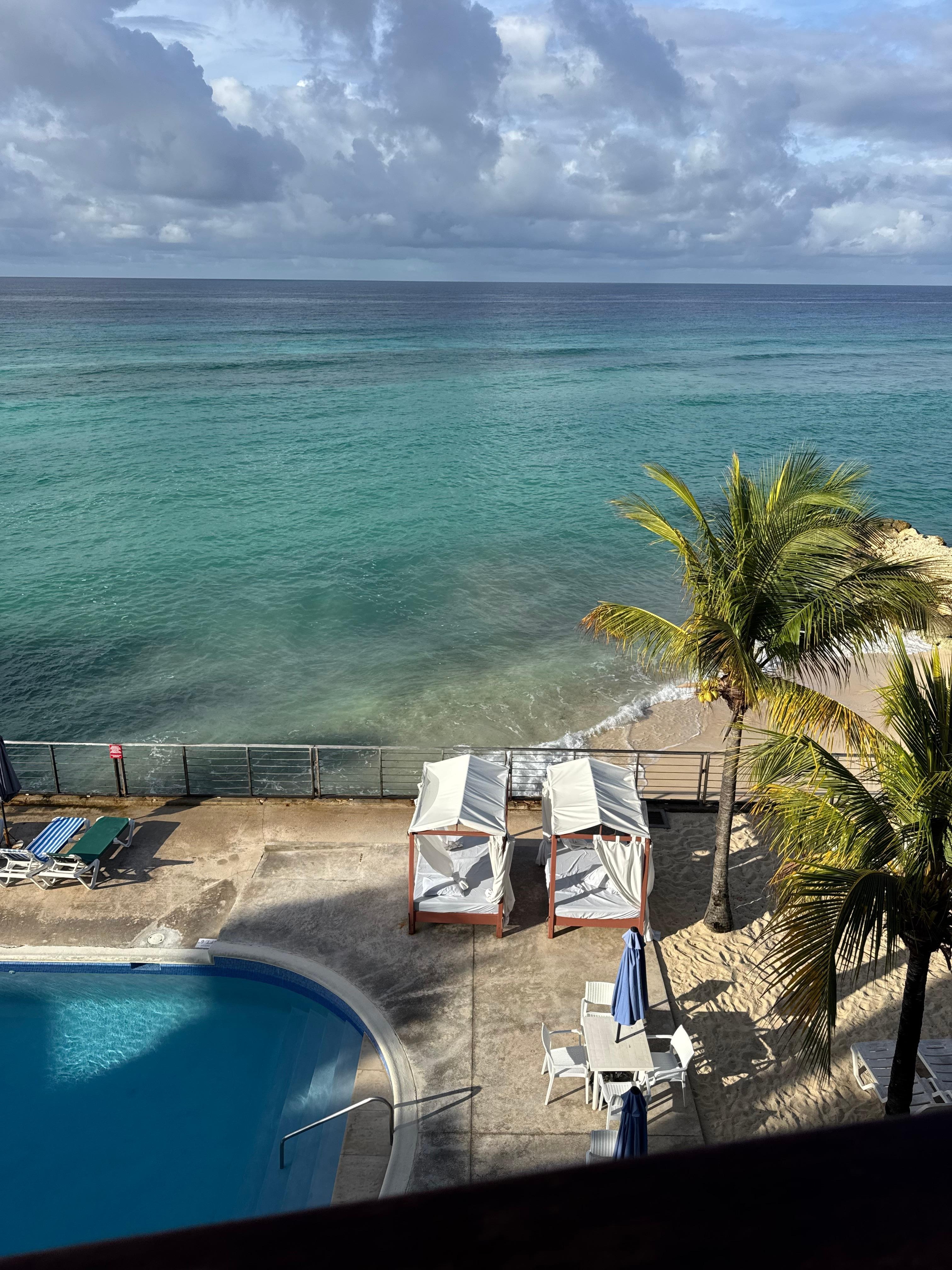 View from the balcony