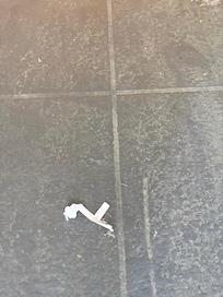 Trash and dust on the floor when when we arrived and same trash when we left.