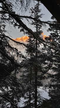Morning glow from the balcony.