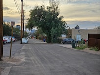 Looking West from front gate of property