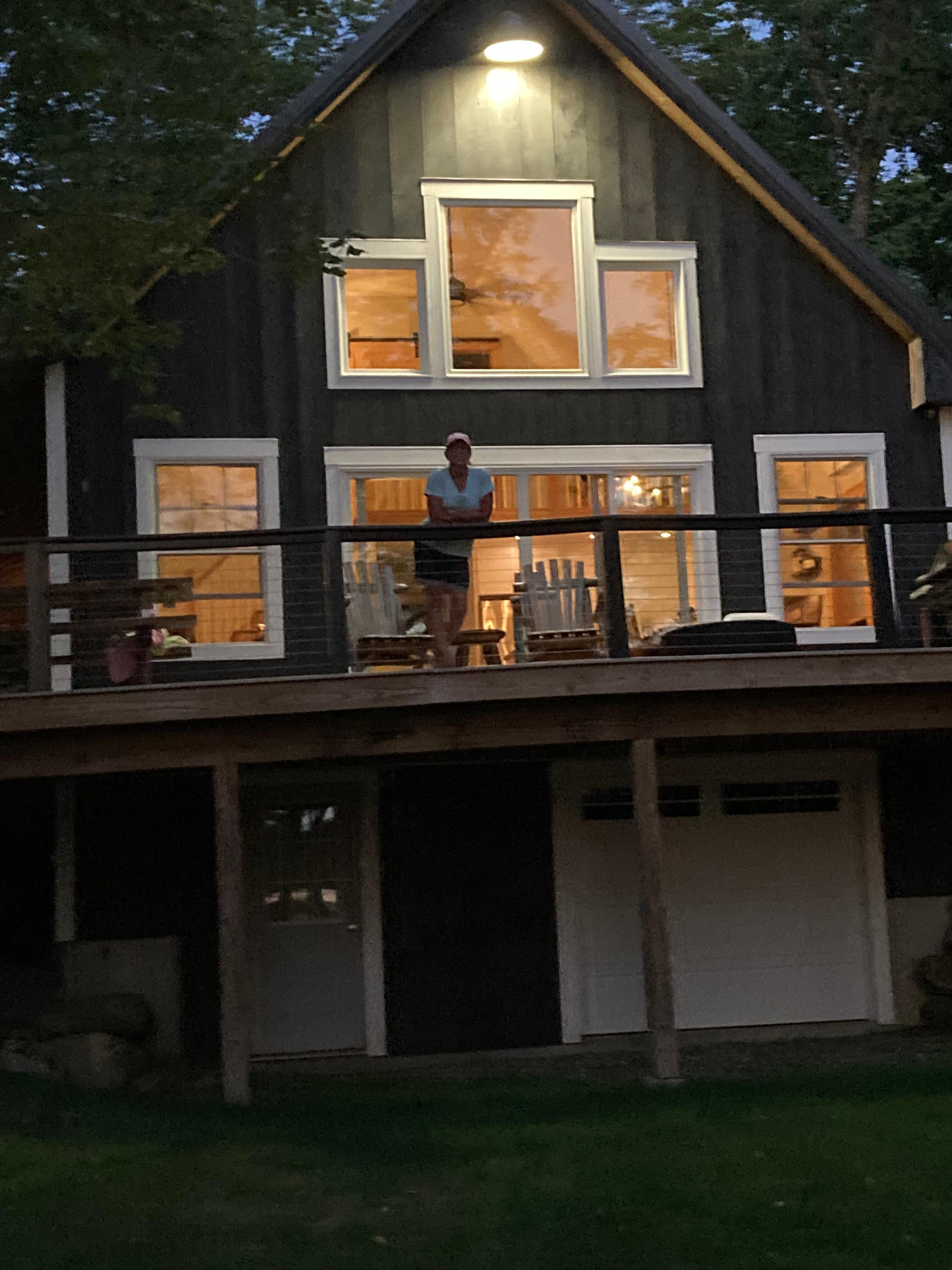 Heading down to campfire