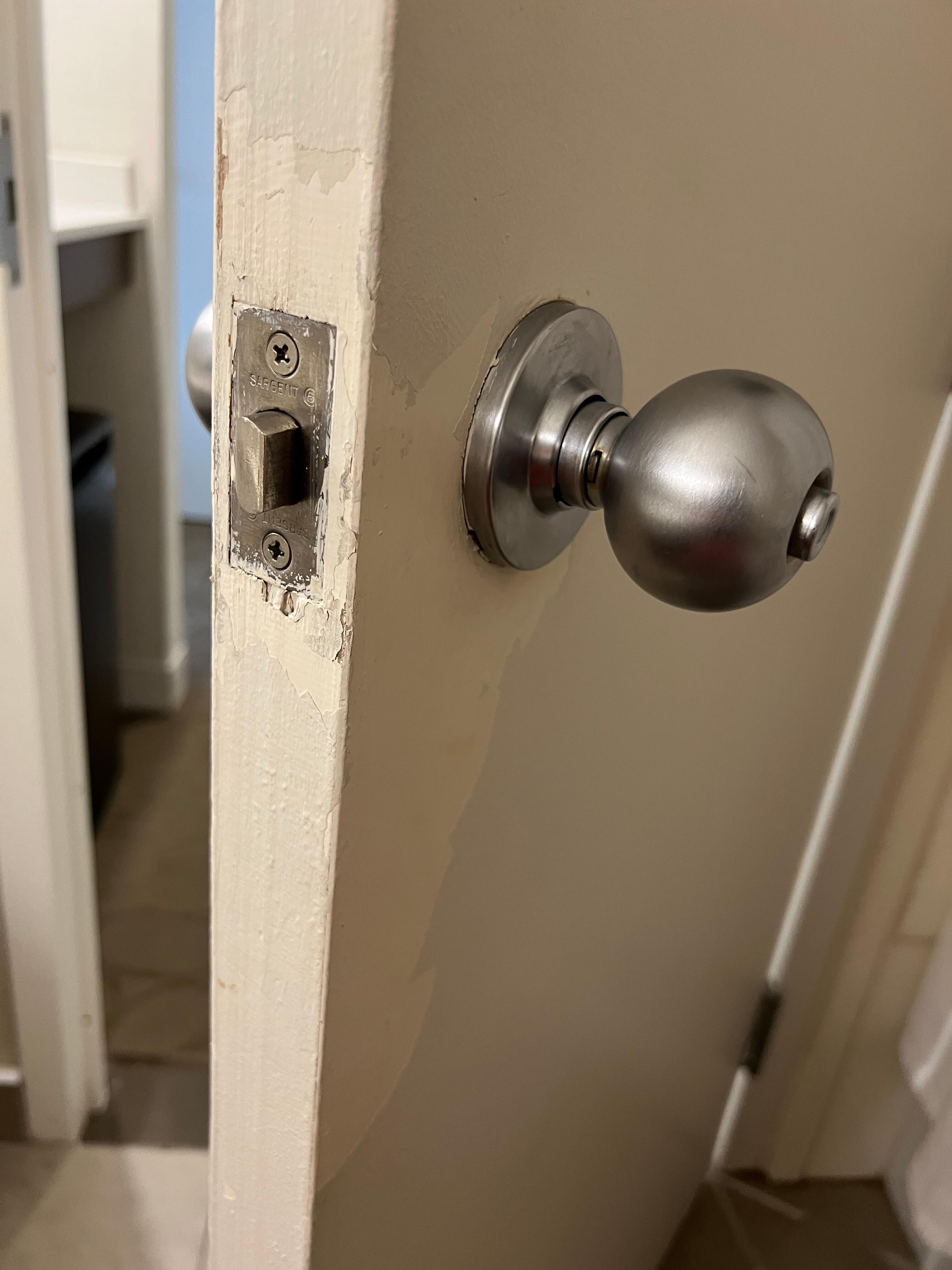 Bathroom door