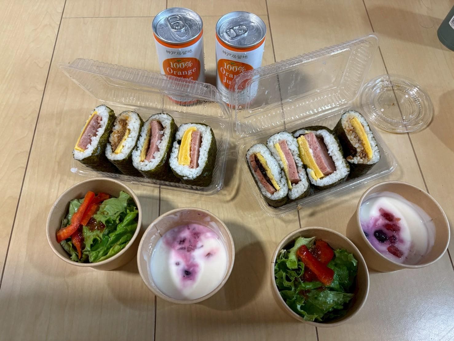 ポーたまの朝食弁当。美味しかったです！