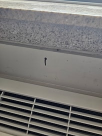 Blood on wall