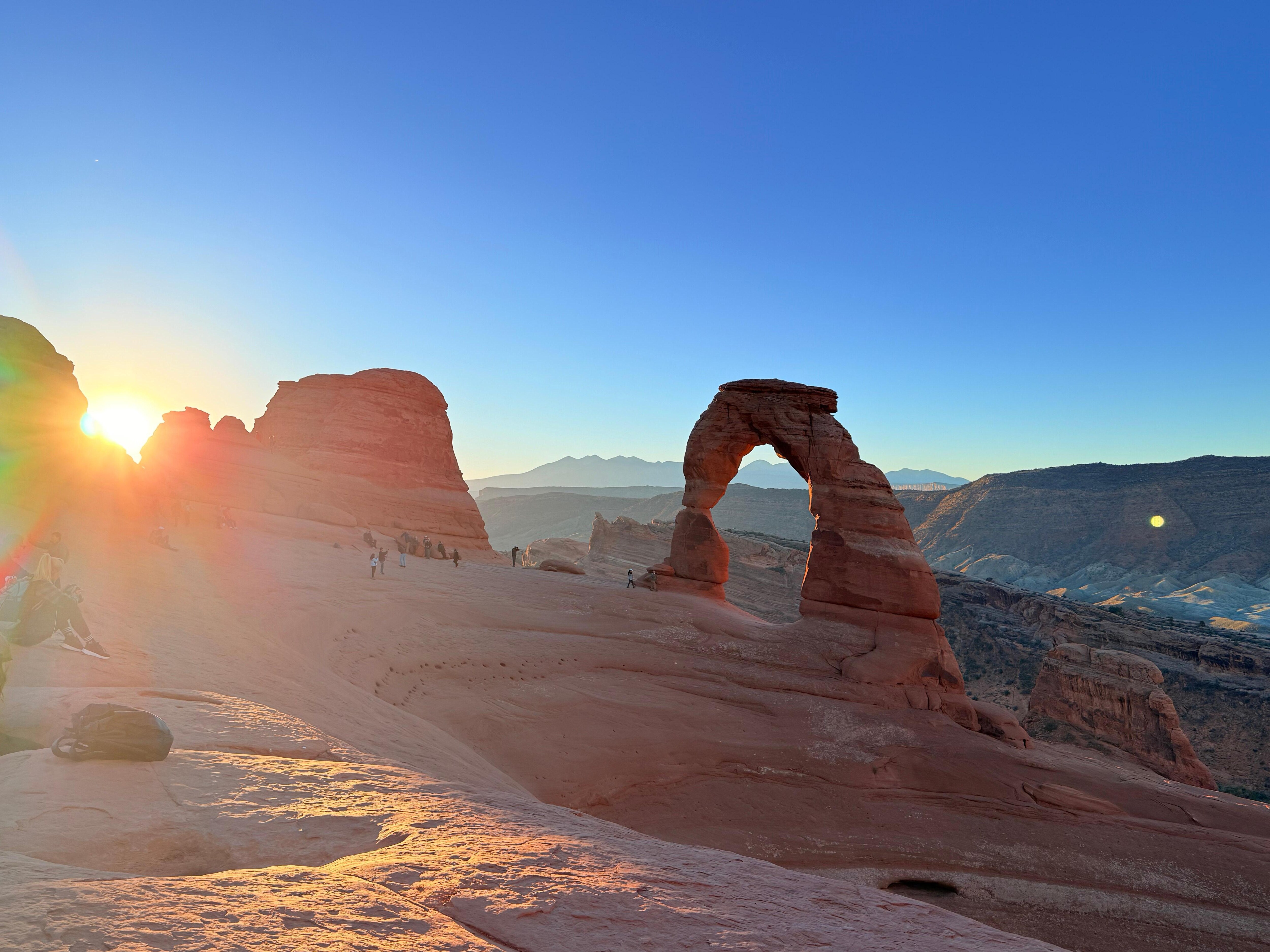 Sunrise at Delicate Arch