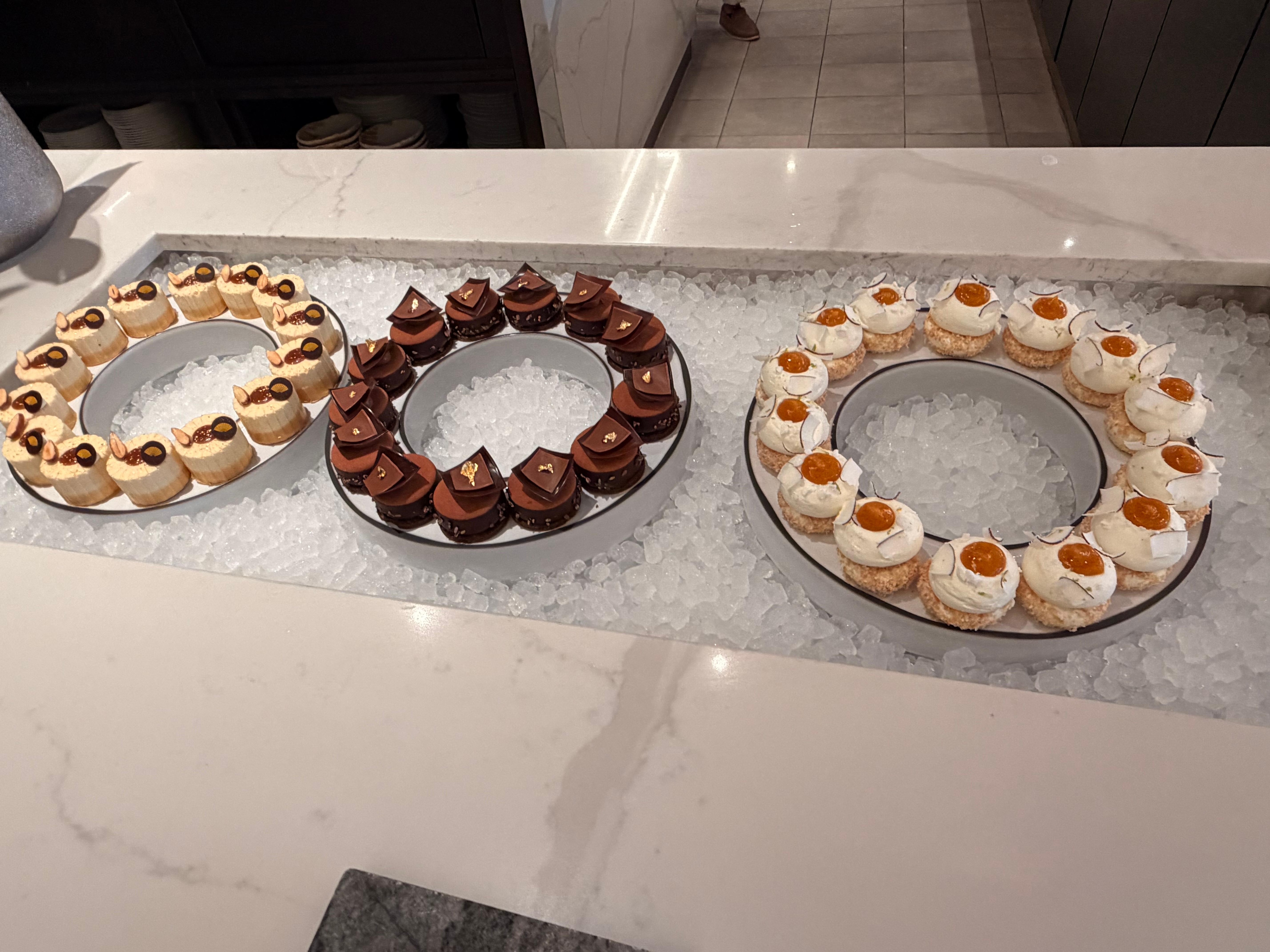 More beautiful desserts at the EP Club.