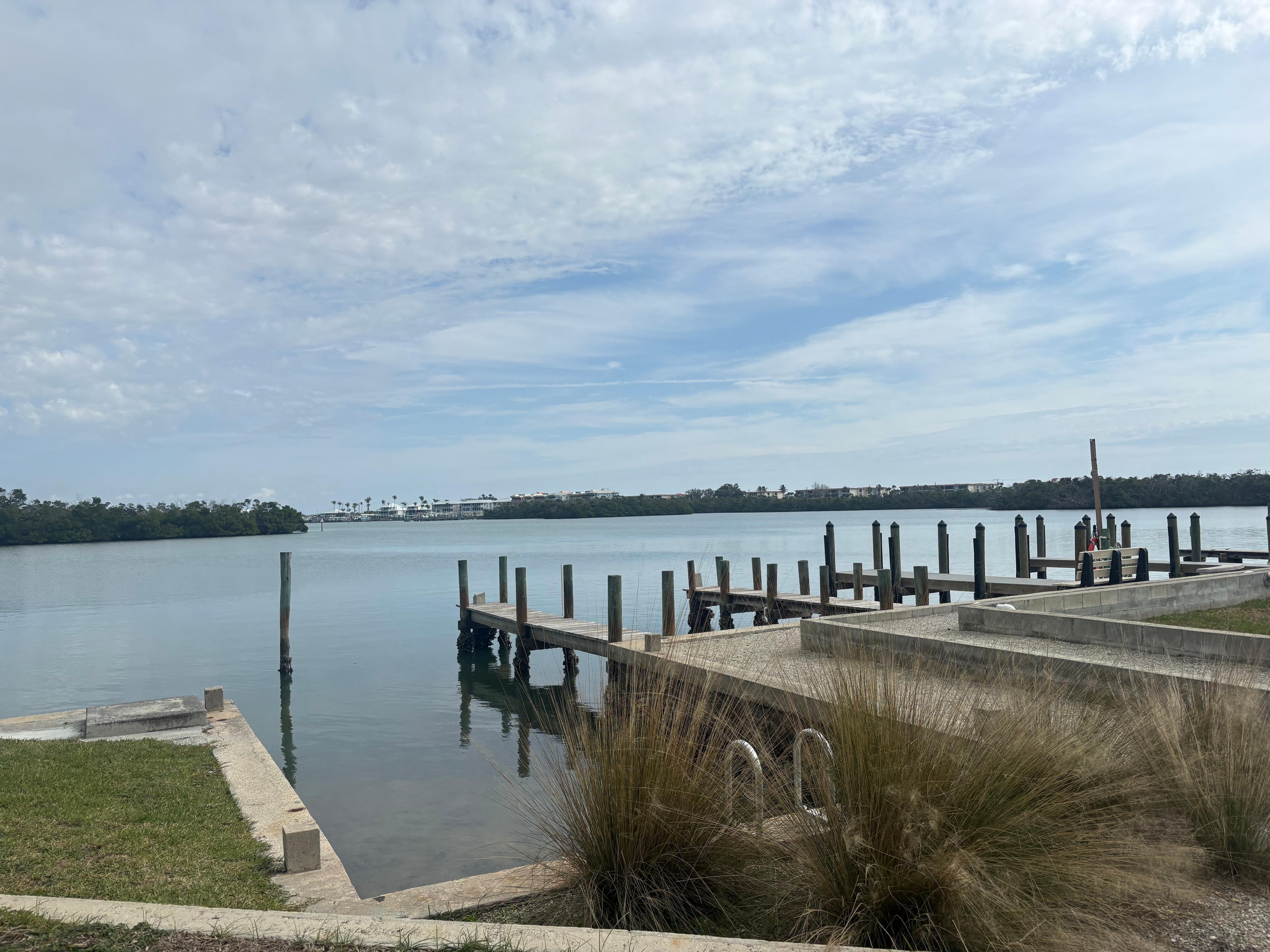 Looking at the bay outside the condo 