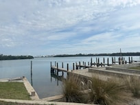 Looking at the bay outside the condo