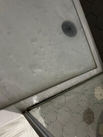 Clogged drain as soon as we got there