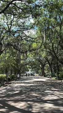 Forsyth Park is just around the corner from the apartment!