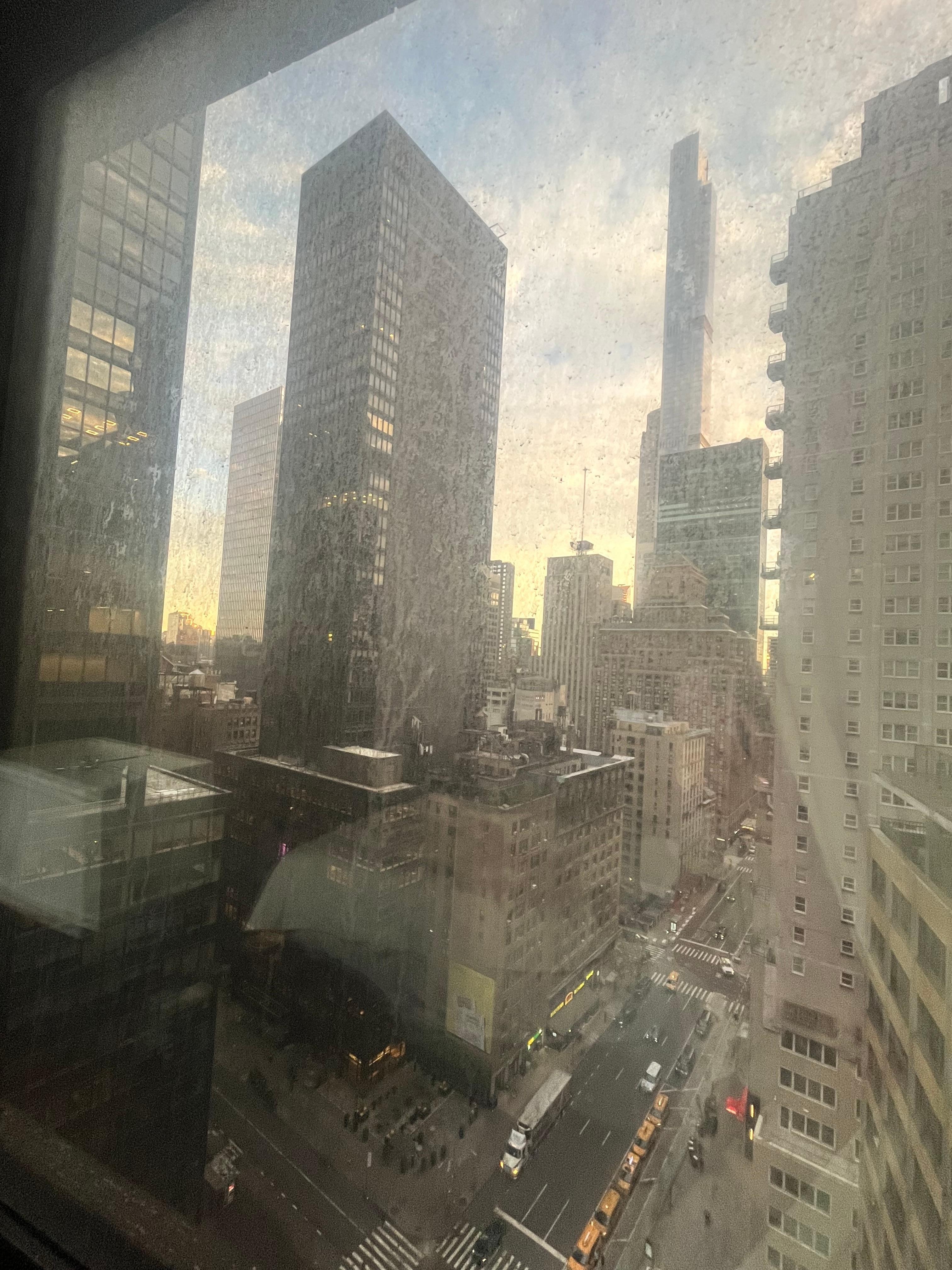 Minus the dirty windows, Our view was wonderful