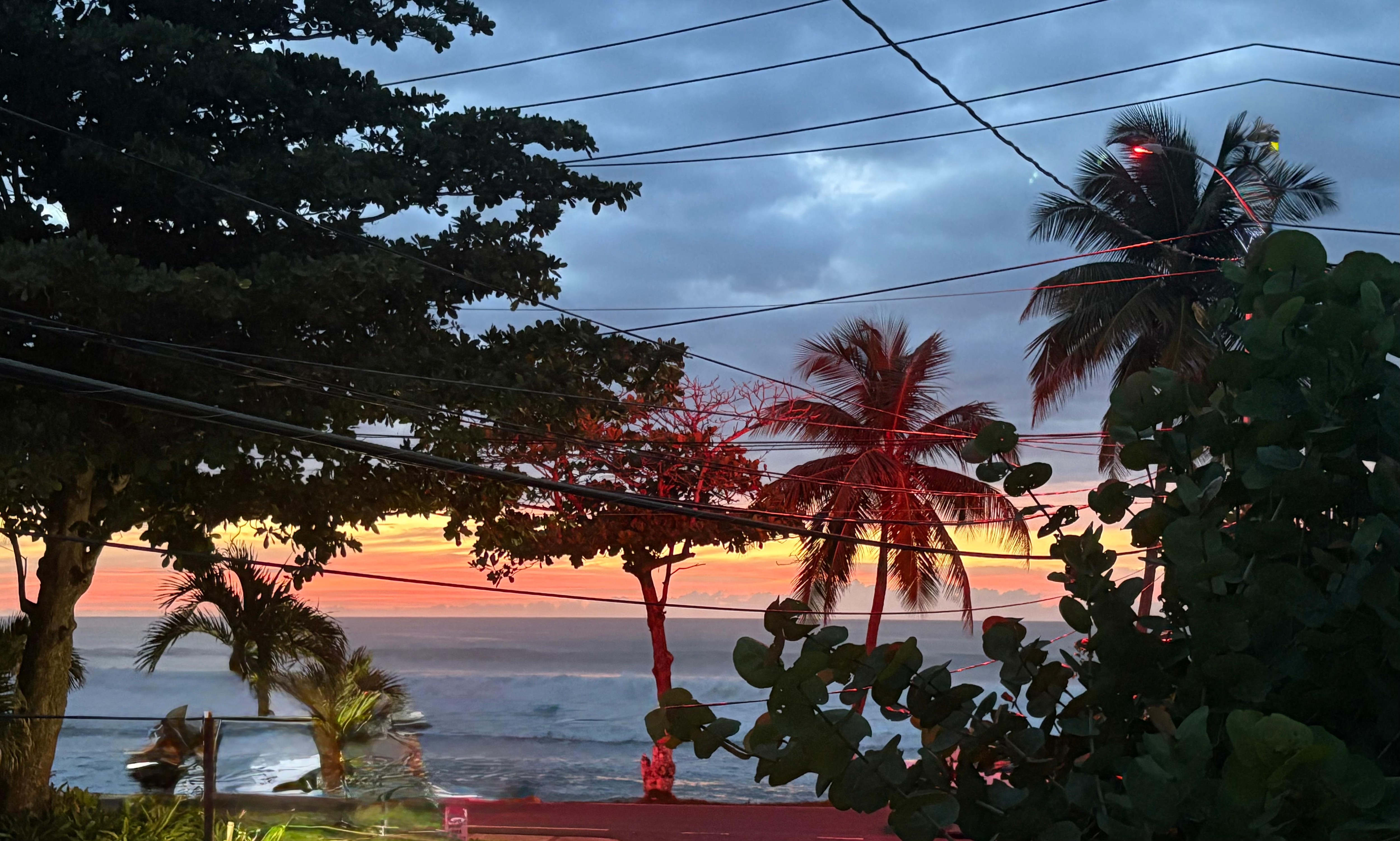 Taken from the apartment.