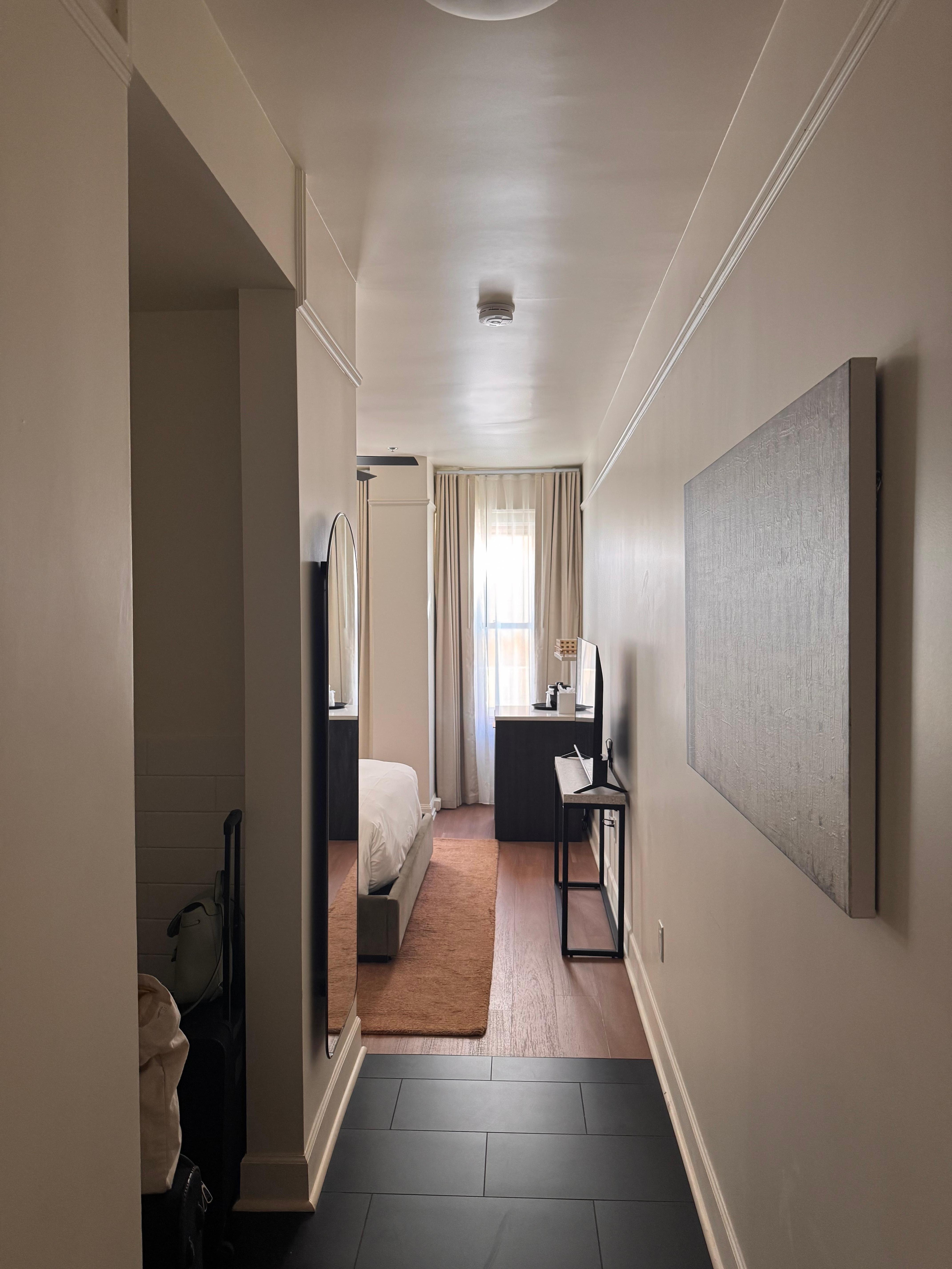 Sink was separate from the bathroom which was great 