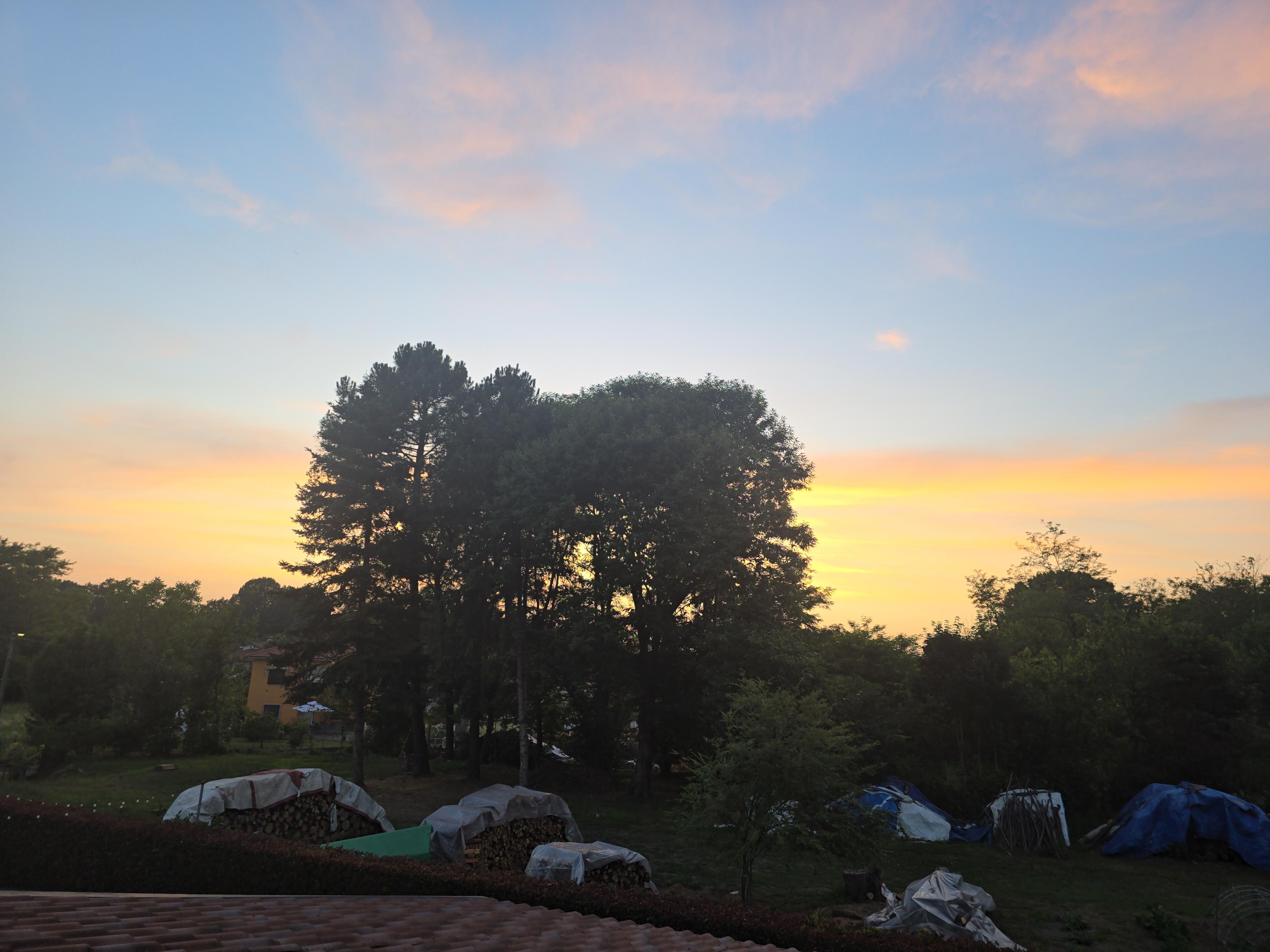 Sunset from my big balcony