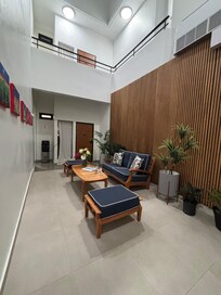 Lounging area.