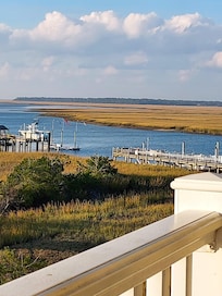 View from porch balcony