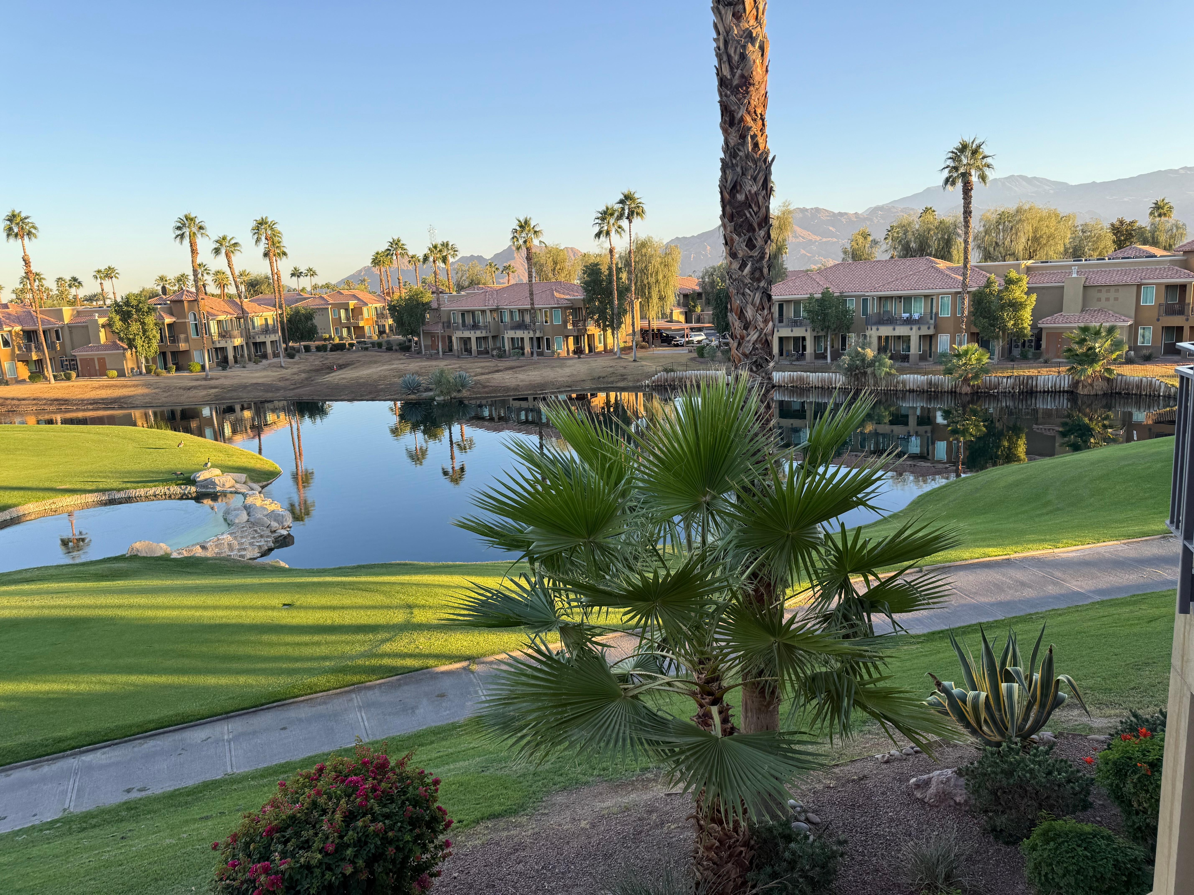 View from our balcony 