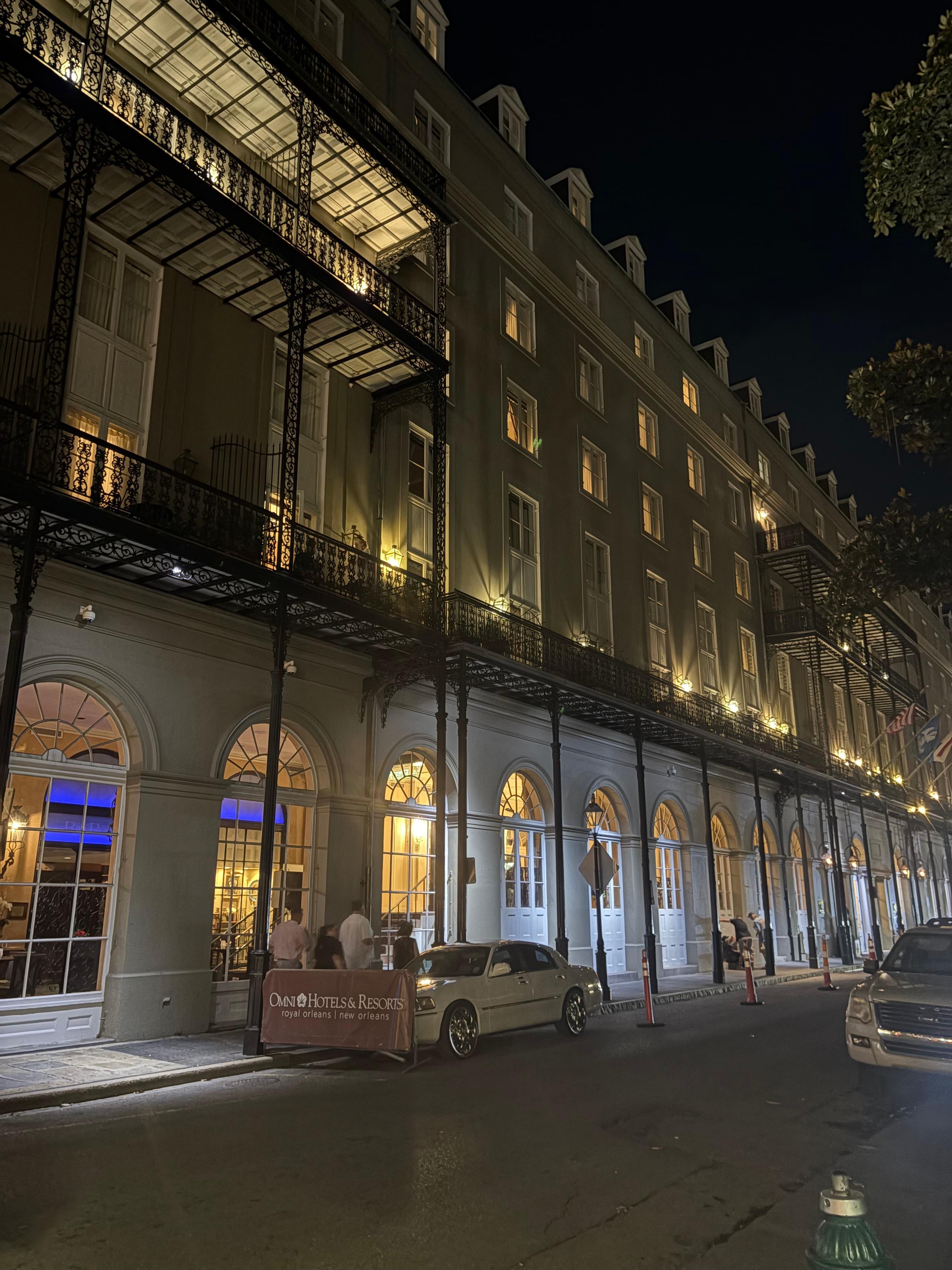 Hotel at night 