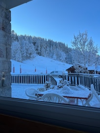 Vue depuis l appartement 👍❄️